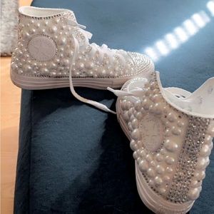 Custom bling converse